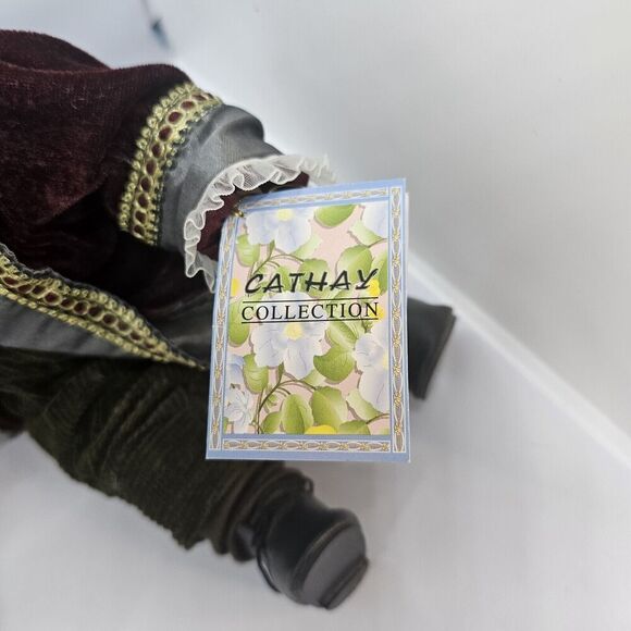 Cathay Collection Porcelain Dolls Kissing Boy And Girl - Picture 14 of 16